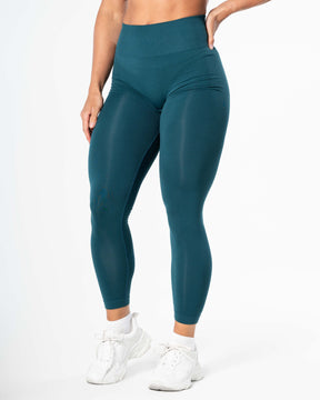 Prime Scrunch Tights - Teal green