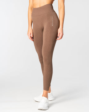 Rise Tights - Brown