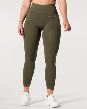 Slipstream Seamless Tights - Forest Green